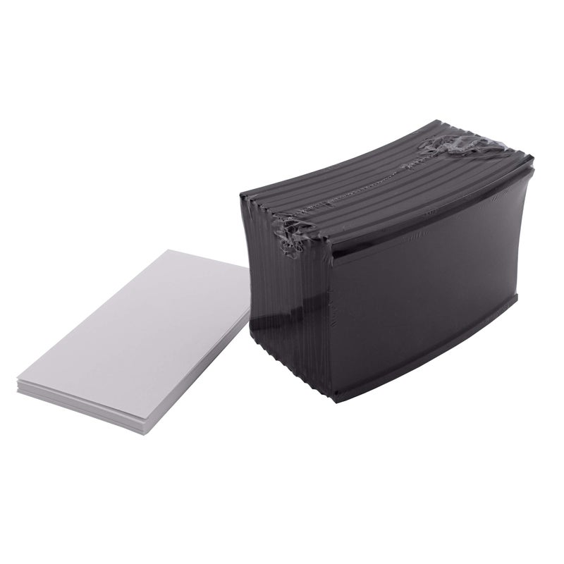 Master Magnetics Heavy-Duty Magnetic Labels - Magnetic Label Holders for a Metal File Cabinet, Shelf, Whiteboard - Fits Signs and Tags - 5" L x 3" H - Includes 35 Perforated Cards - 25-Pack - Image 2